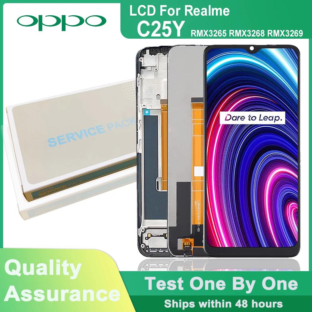 Realme C25Y RMX3265 RMX3268 RMX3269 ÷  Oppo Realme C25Y LCD ġ ũ Ÿ    6.5 ÷